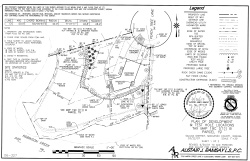 Plan of development and test hole locations